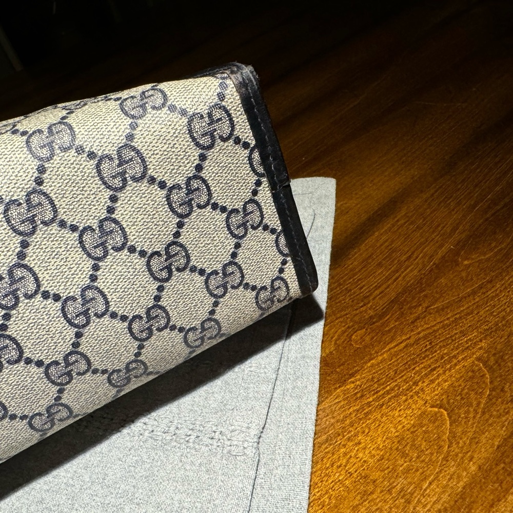 Vintage Gucci Sherry Line Accessory Collection Handbag - Navy - Picture 11 of 16
